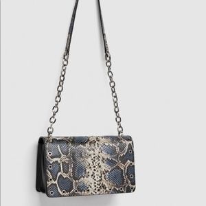 Snakeskin Eyelet Leather Purse